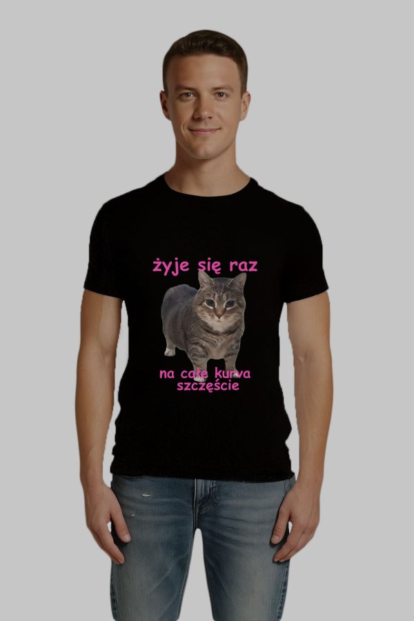 T-Shirt - Żyje się raz - obrazek 2