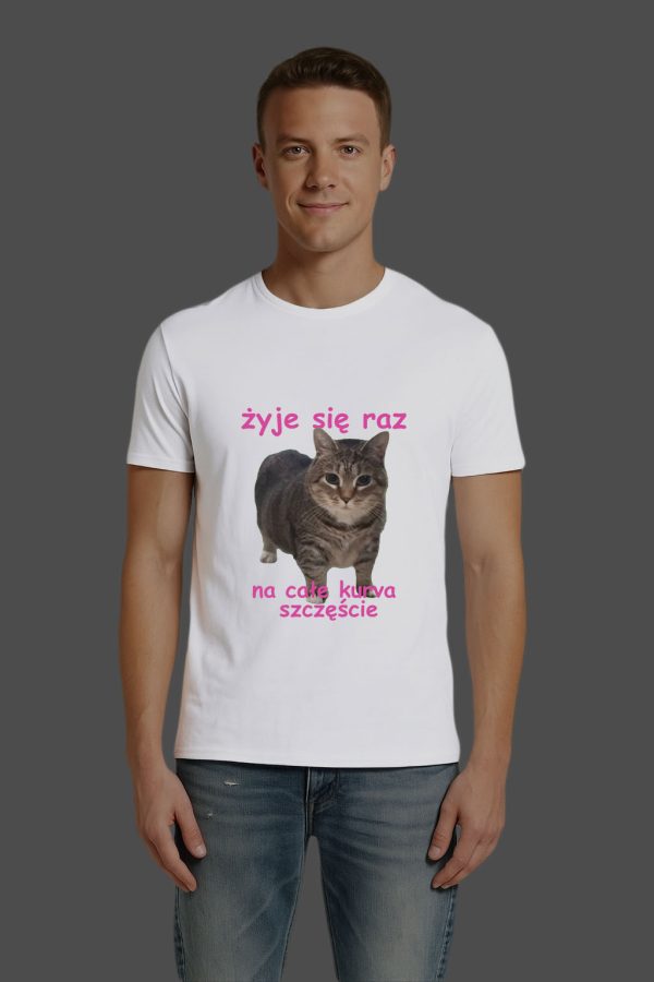 T-Shirt - Żyje się raz - obrazek 4