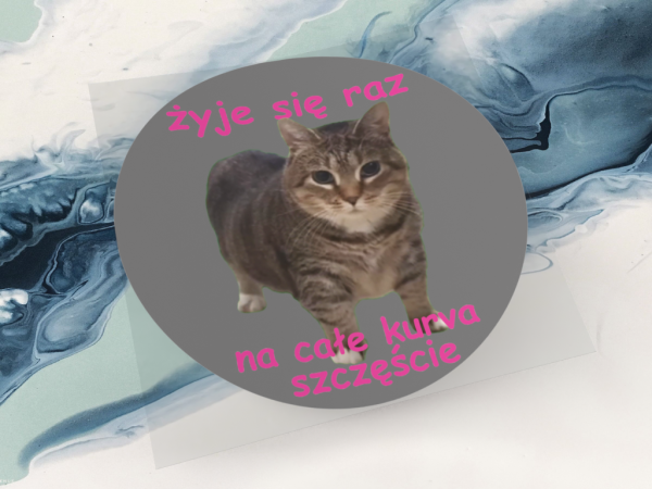 Wlepka - żyje się raz