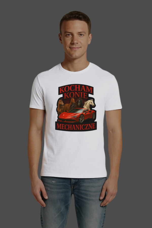 T-Shirt - Kocham konie MECHANICZNE - obrazek 4