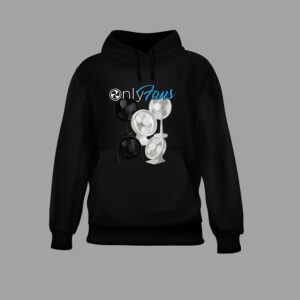 Bluza z nadrukiem OnlyFans z obrazkami wentylatorów.